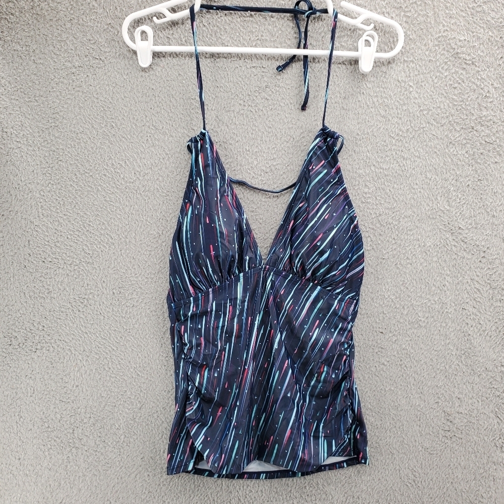 Yonique Tankini Swim Top Womens Size Medium NWT
